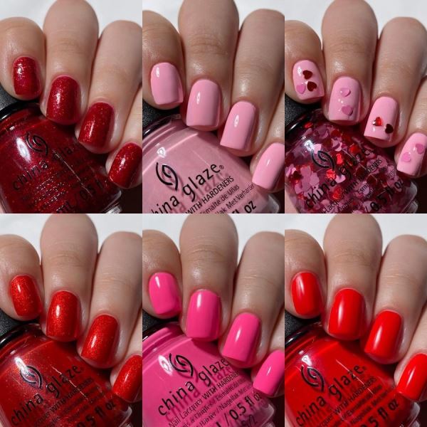 China Glaze Meadow Dreams Spring и Love & Kisses Valentines Day 2024 Collections